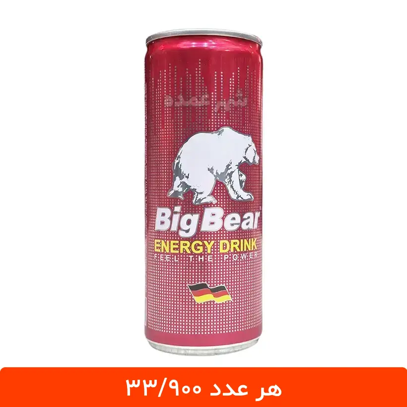 bigbear2 نوشابه انرژی زا بیگ بر آلبالو 240 میلی لیتر - 12 عددی