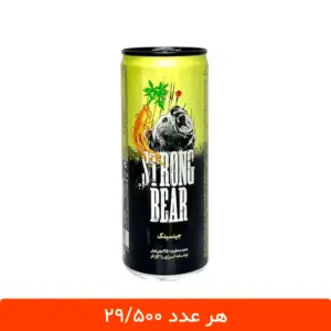 نوشابه انرژی‌ زا استرانگ‌ بر جنسینگ Strong Bear - بسته ۶ عددی