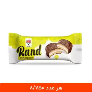 بیسکوئیت والس دو قلو با طعم موز آدرین - بسته 36 عددی
