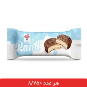 بیسکوئیت والس دو قلو با طعم نارگیل آدرین - بسته 36 عددی