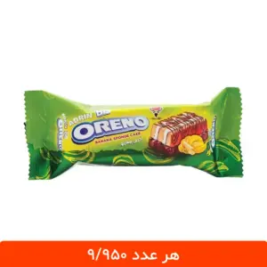 کیک لایه‌ای بیس اورنو طعم موز آدرین - بسته 24 عددی