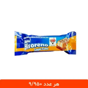 کیک لایه‌ای بیس اورنو طعم پرتقال آدرین - بسته 24 عددی