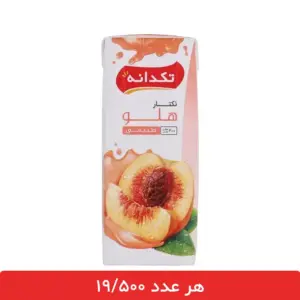 نکتار هلو تکدانه ۲۰۰ میلی‌ لیتر - بسته 18 عددی