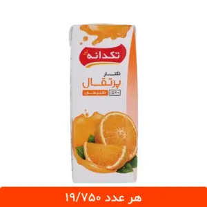 نکتار پرتقال تکدانه ۲۰۰ میلی‌ لیتر - بسته 18 عددی