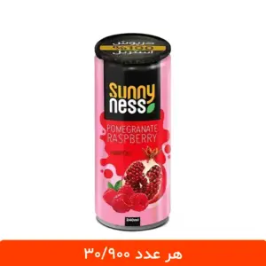 آبمیوه انار تمشک سانی نس قوطی 240 میلی لیتری - 12 عددی