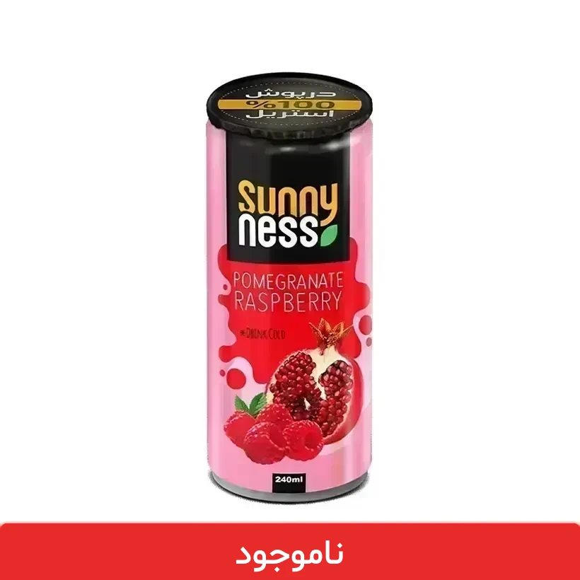 7848ec61f251ac71ac6f8ed769e5b20e7396736a_1717486271 آبمیوه انار تمشک سانی نس قوطی 240 میلی لیتری - 12 عددی