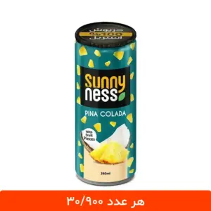 آبمیوه آناناس نارگیل سانی نس قوطی 240 میلی لیتری - 12 عددی