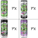 پک نوشابه گازدار ترش ایکس 250 میلی لیتر - 12 عددی