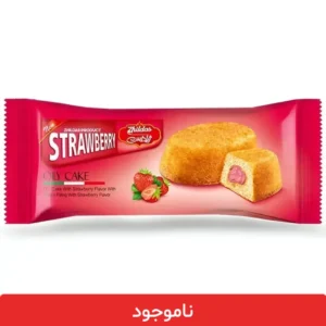 کیک روغنی توت فرنگی با مغزی توت فرنگی ژیلداس - 24 عددی