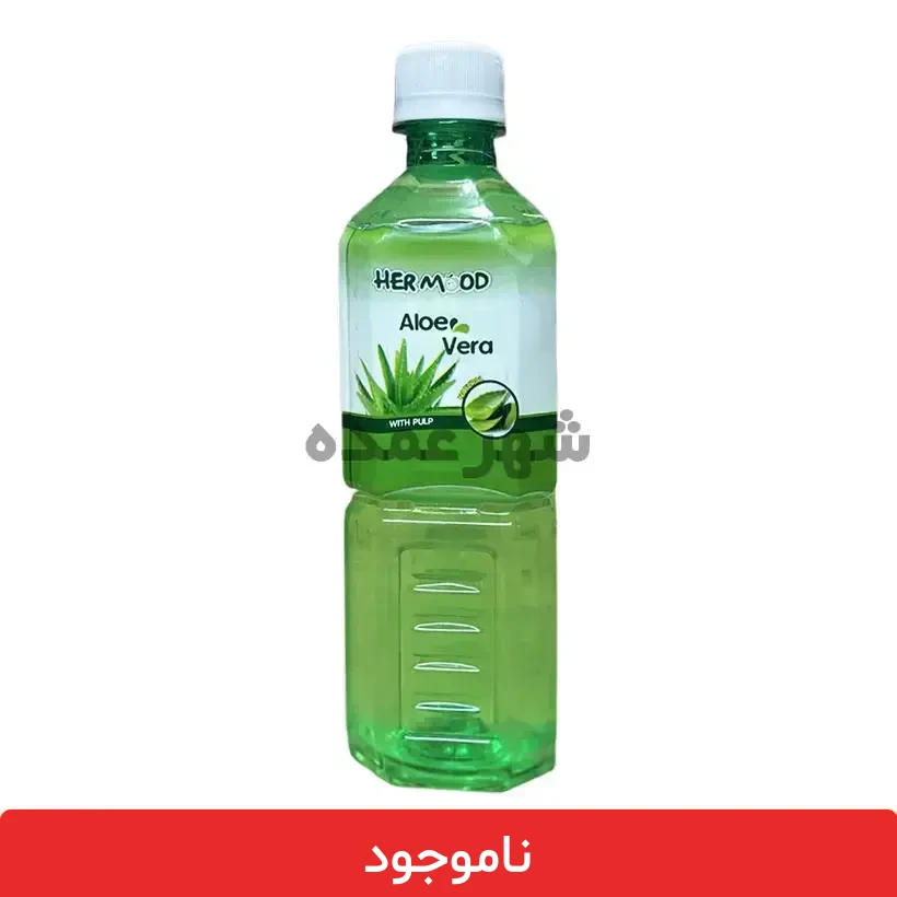 hermood aloevera نوشیدنی آلوئه ورا هرمود 500 میلی لیتری - 6 عددی