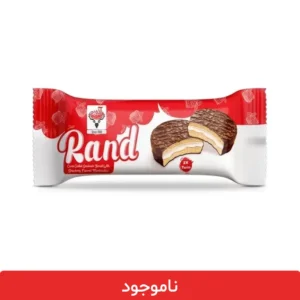 بیسکوئیت والس دو قلو با طعم توت فرنگی آدرین - بسته 36 عددی